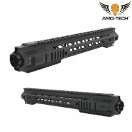 LC Rail Salient Style 14.5" W/jailbreak Black Per Aeg Amo-tech® (amt-r087-bk)