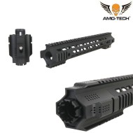 LC Rail Salient Style 14.5" W/jailbreak Black Per Aeg Amo-tech® (amt-r087-bk)