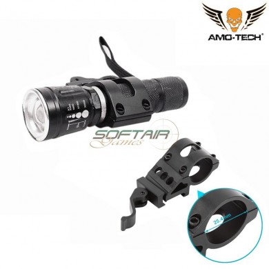 Offset Qd Flashlight/laser Mount Black Amo-tech® (amt-45815610-bk)