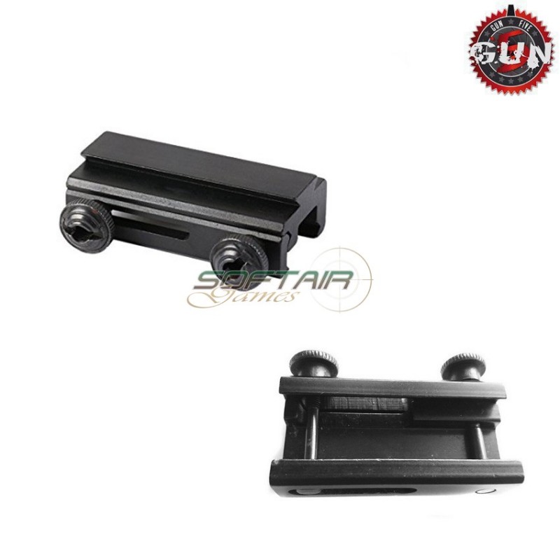 Ottica/dot Mount Rail Da 20mm A 11mm Black Gun Five (gf-4519547)