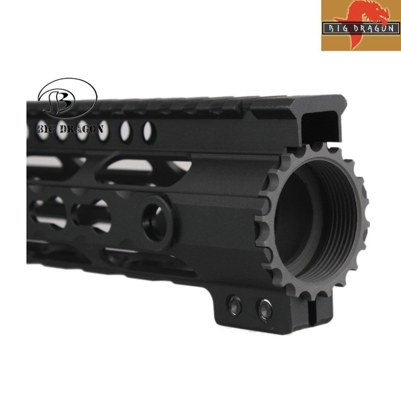 Rail LC Mi Style System 10.5" Black Gbb Big Dragon (bd9267b10)