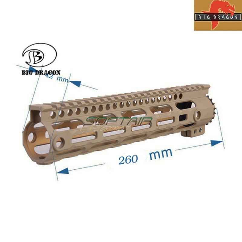 Rail LC Mi Style System 10.5" Dark Earth Gbb Big Dragon (bd9267d10)