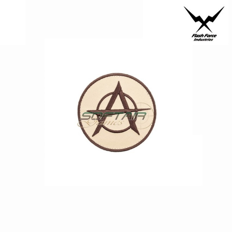 Embroidered Patch Seals "a" Text Type Flash Force Ind. (ffi-1068)