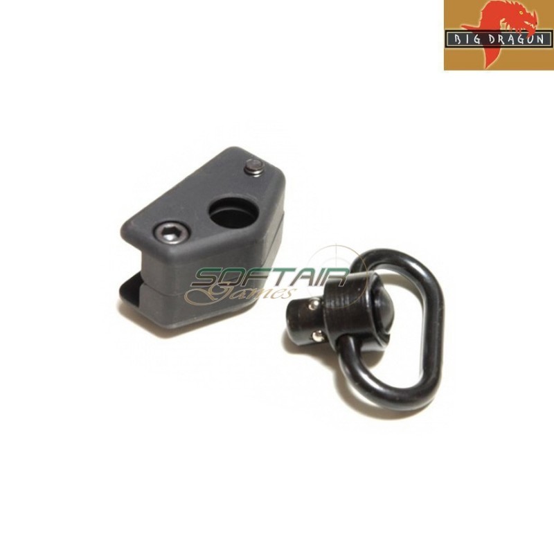 Sling Mount Black Kac Style Big Dragon (bd0797)