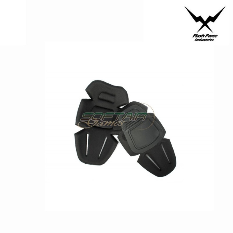 Ginocchiere Soft Black Per Pantaloni Gen2/gen3 Flash Force Ind. (ffi-f3-knpad-bk)