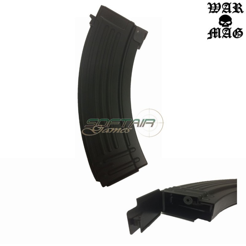 Caricatore Maggiorato Flash Metal Ak 600bb Black Warmag (wm-40-bk)