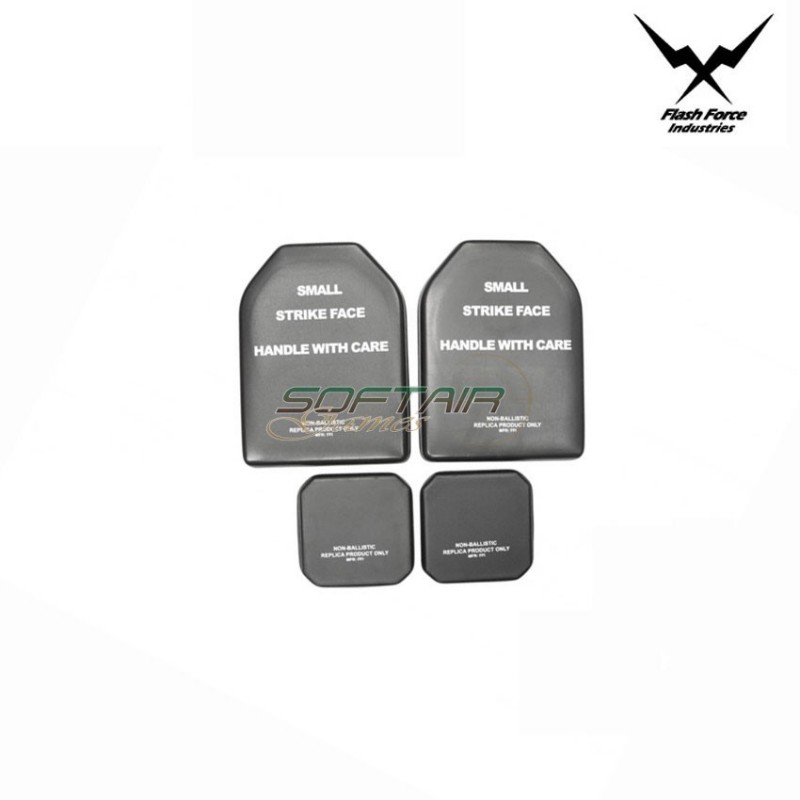 4 Set Black Dummy Plate Size S Flash Force Ind. (ffi-1060)