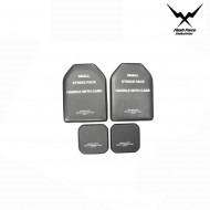 4 Set Black Dummy Plate Size S Flash Force Ind. (ffi-1060)