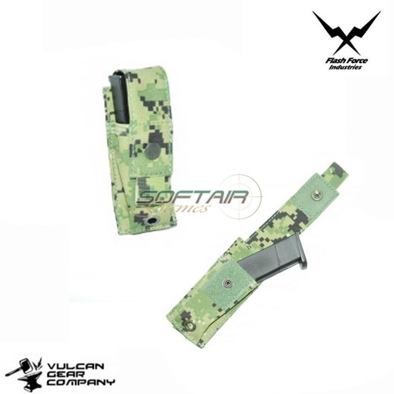 Single Pistol 9mm Magazine Pounch Aor2 Flash Force Ind. (ffi-vgc-pu001-r2) Single Pistol 9mm Magazine Pounch Aor2 Flash Force Ind. (ffi-vgc-pu001-r2)