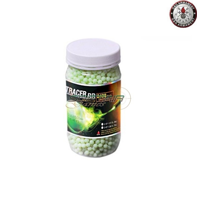 Bottiglia Premium High Grade Tracer Bb's 0.20 Green G&g (gg-07137)