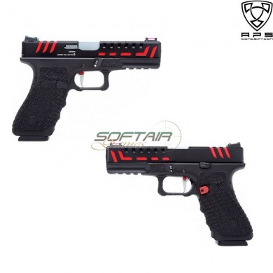 Gas Pistol Scorpion D-mod Dual Power Black Aps (aps-scorpion-t)