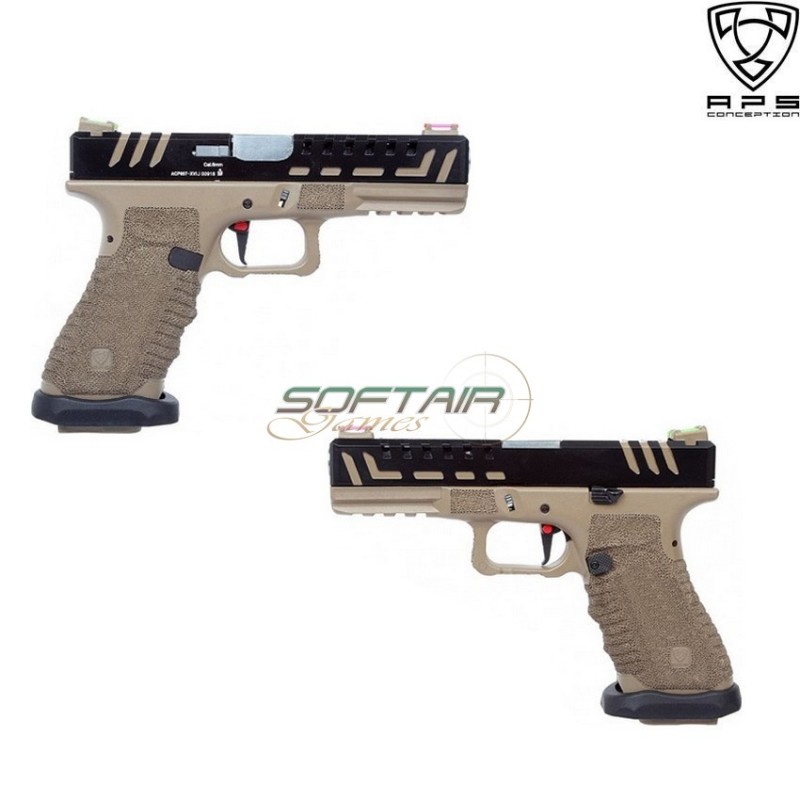 Pistola A Gas Scorpion D-mod Dual Power Dark Earth Aps (aps-scorpion-t-de) Pistola A Gas Scorpion D-mod Dual Power Dark Earth Aps (aps-scorpion-t-de)