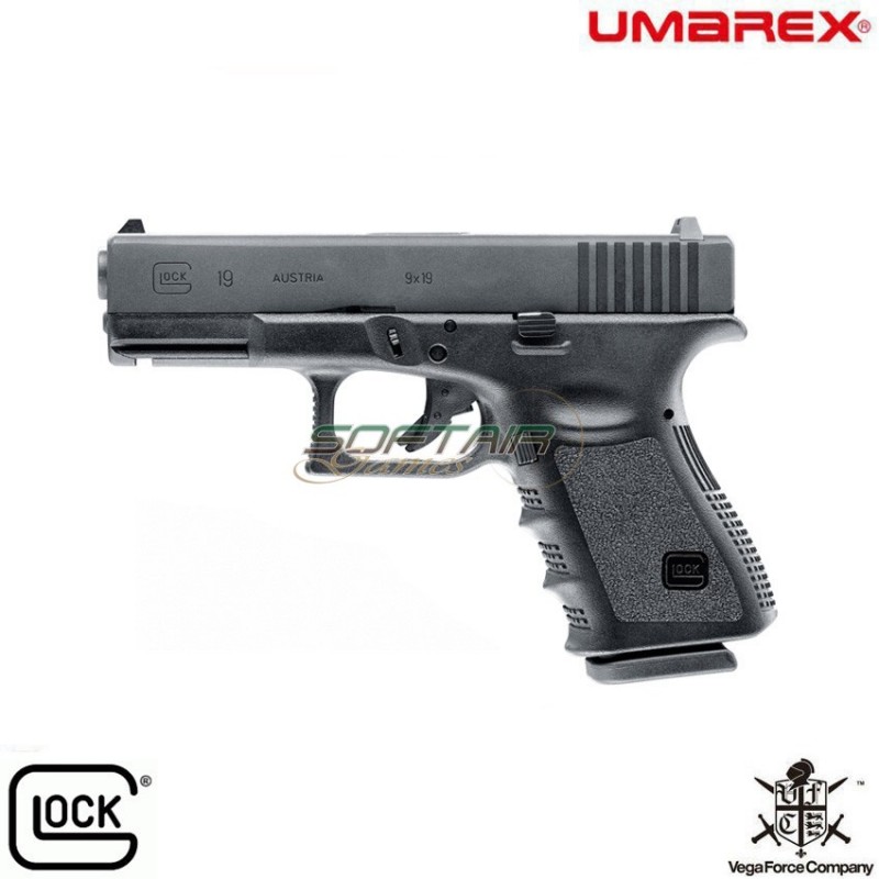 Gas Pistol Glock 19 Gen.3 Black Vfc Umarex (um-2.6413