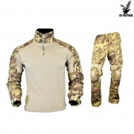 Uniforme Completa Combat Warrior Vegetato Italiano Js Tactical (jswar-tc) Uniforme Completa Combat Warrior Vegetato Italiano Js Tactical (jswar-tc)