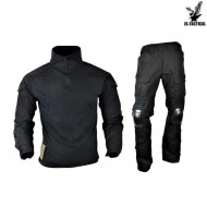 Uniforme Completa Combat Warrior Black Swat Js Tactical (jswar-bk) Uniforme Completa Combat Warrior Black Swat Js Tactical (jswar-bk)
