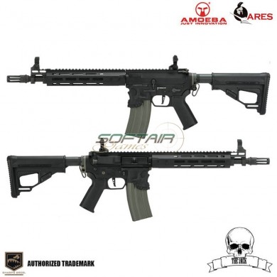 Electric Rifle M4 Sharp Bros "jack" 10" Sbr LC Black Amoeba Ares (ar-sbjb)