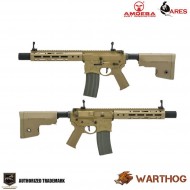 Electric Rifle M4 Sharp Bros "warthog" 10" Sbr LC Dark Earth Amoeba Ares (ar-sbwt)