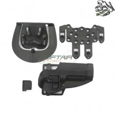 Full Set Fondina Rigida Cqc M9 Beretta Black Frog Industries (fi-hm9-b)