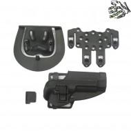 Full Set Cqc M9 Beretta Holster Black Frog Industries (fi-hm9-b)