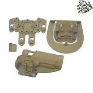 Full Set Cqc M9 Beretta Holster Dark Earth Frog Industries (fi-hm9-t) Full Set Cqc M9 Beretta Holster Dark Earth Frog Industries (fi-hm9-t)
