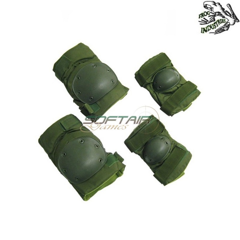 Set Tactical Knee/elbow Pad Green Frog Industries (fi-jq02v) Set Tactical Knee/elbow Pad Green Frog Industries (fi-jq02v)