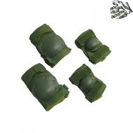 Set Ginocchiere/gomitiere Tactical Green Frog Industries (fi-jq02v) Set Ginocchiere/gomitiere Tactical Green Frog Industries (fi-jq02v)