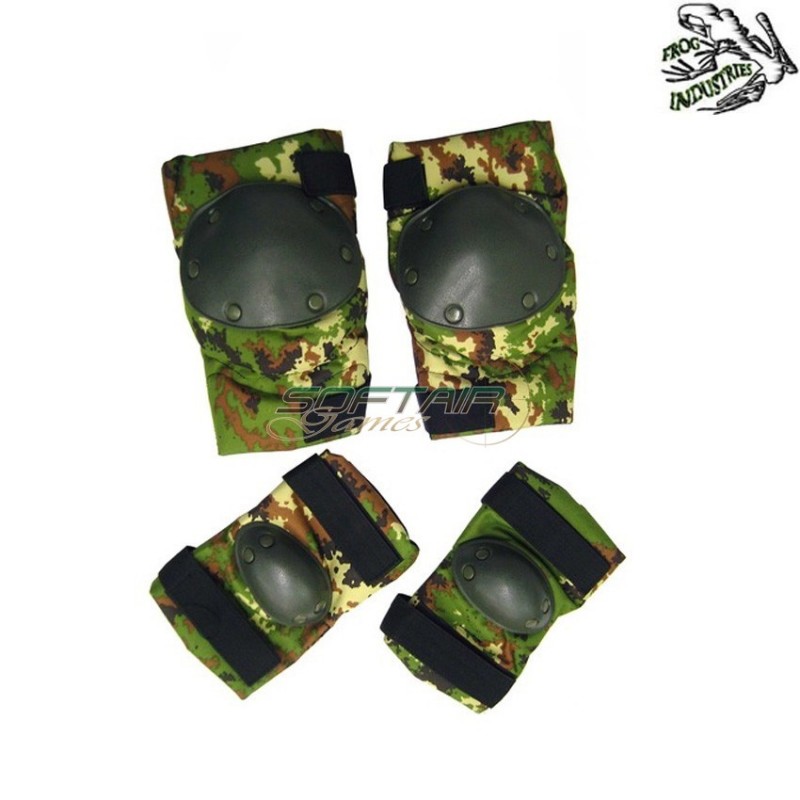 Set Ginocchiere/gomitiere Tactical Vegetato Frog Industries (fi-jq02tc) Set Ginocchiere/gomitiere Tactical Vegetato Frog Industries (fi-jq02tc)