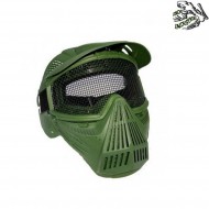 Maschera Di Protezione Cross Completa Rete Verde Frog Industries (fi-c007v)