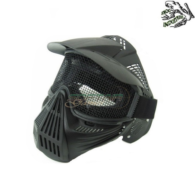 Protection Mask Complete Cross Black Mesh Frog Industries (fi-c007b) Protection Mask Complete Cross Black Mesh Frog Industries (fi-c007b)
