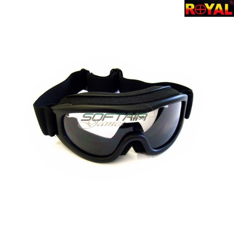 Maschera Tattica A Lente Smoke Type G Royal (yh36)