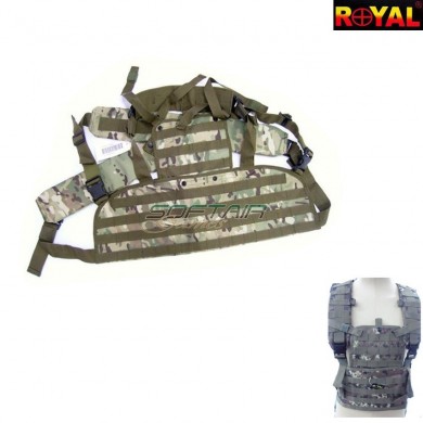 Tactical Molle Vest Front Panel Multicam Royal (h7011mul)