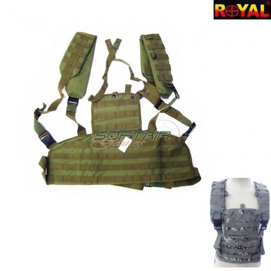 Tactical Molle Vest Front Panel Green Royal (h7011v)