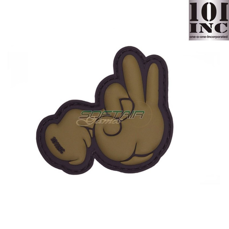 Patch 3d Pvc Fuck Fingers Coyote 101 Inc (inc-444130-5199)