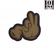 Patch 3d Pvc Fuck Fingers Green 101 Inc (inc-444130-5199)