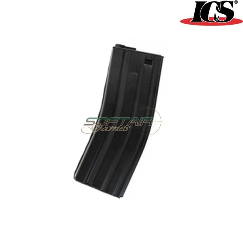 Mid-cap Metal Black 120bb Magazine M4/m16 Ics (ics-ma-411)