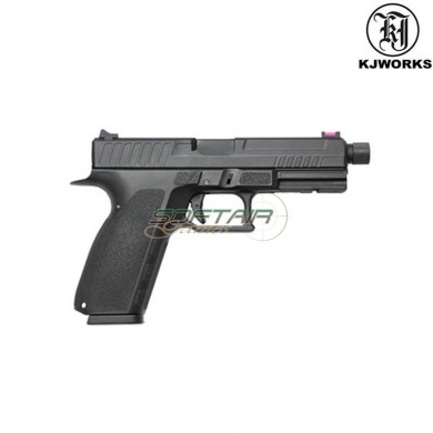 Co2 Pistol Glock Style Kp-13-tbc-ms Black Blowback Kjworks (kjw-451016)