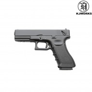 Pistola A Co2 Blowback Glock 18 Black Kp-18-ms Kjworks (kjw-451009)