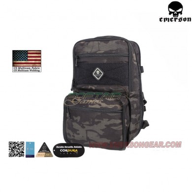Flatpack 3d Strategic H Style Multicam® Black Genuine Usa Emerson (em9324mcbk)