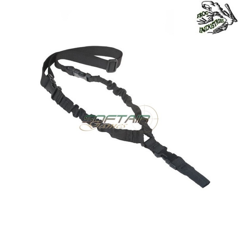Cinghia Un Punto Elastica Black Force Style Dual Bungee Frog Industries® (fi-wo-sl04b)