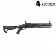 Gas Shotgun M870 Type Velites G-v Black Secutor (sr-sav0015)