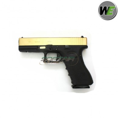 Gas Gbb Pistol G17 Gen.3 Gold Slide We (we-110524)