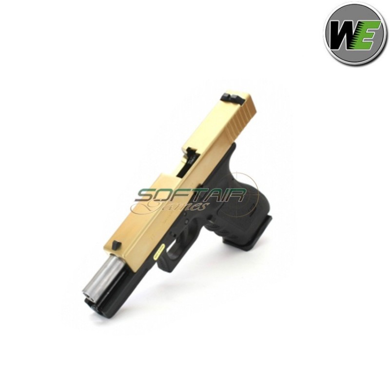 Gas Gbb Pistol G17 Gen.3 Gold Slide We (we-110524)