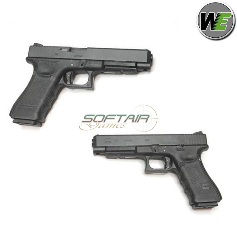 Pistola Gas G34 Gen3 Black Scarellante We (we-110514)