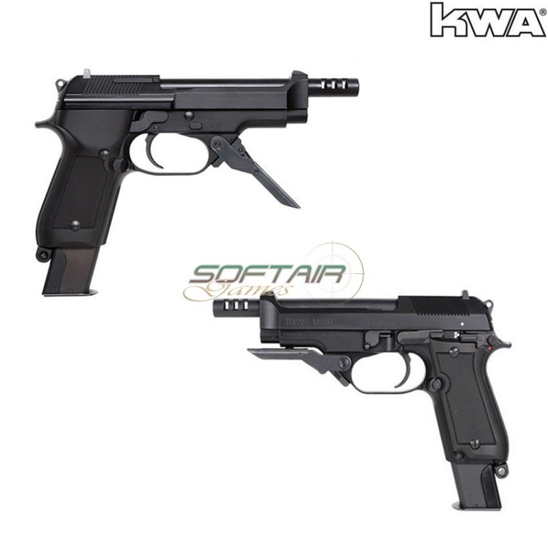 Gas Pistol M93r Ii Ns2 Black Full Metal Kwa (kwa-211477) Gas Pistol M93r Ii Ns2 Black Full Metal Kwa (kwa-211477)