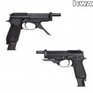 Pistola A Gas M93r Ii Ns2 Black Full Metal Kwa (kwa-211477)