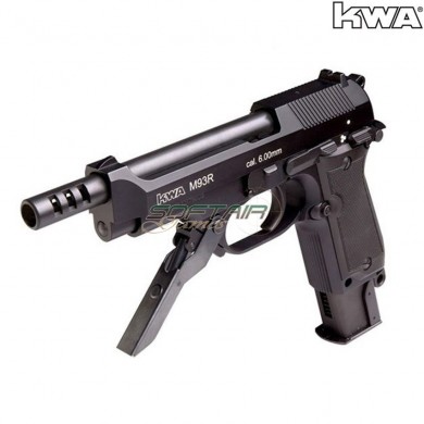 Pistola A Gas M93r Ii Ns2 Black Full Metal Kwa (kwa-211477) Pistola A Gas M93r Ii Ns2 Black Full Metal Kwa (kwa-211477)
