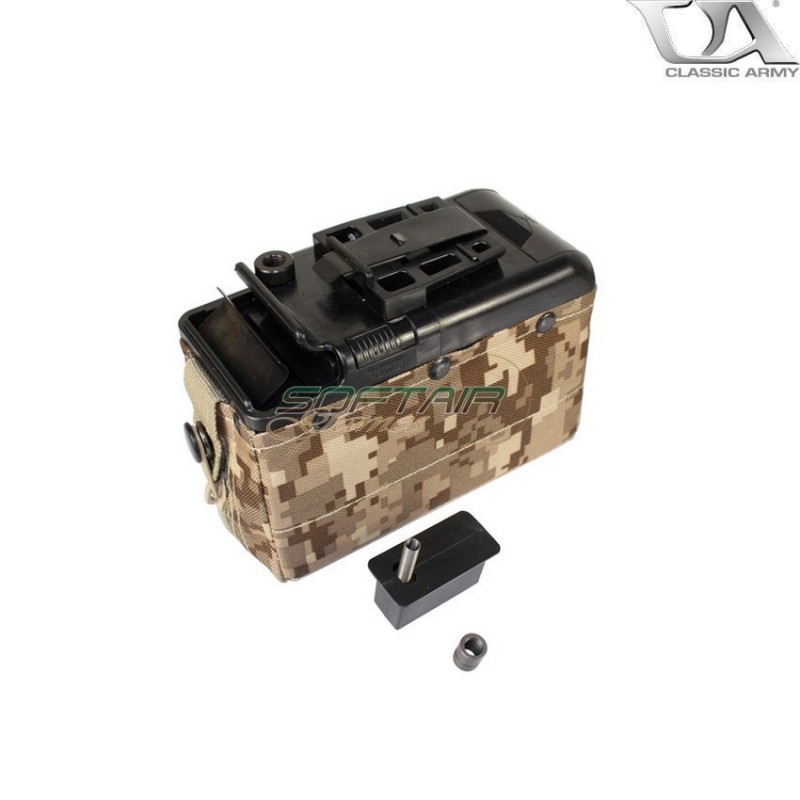 Caricatore Elettrico Mini 1200bb Per M249/lmg Aor1 Classic Army (ca-310285)