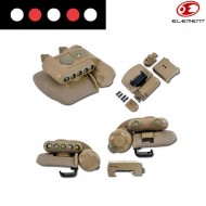 Torcia A Led Per Elmetto/fucile Gen2 Dark Earth Element (ex029-tan) Torcia A Led Per Elmetto/fucile Gen2 Dark Earth Element (ex029-tan)