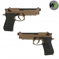 Pistola Beretta M9a1 Marine Gas Scarrellante Tan We (we-048t)