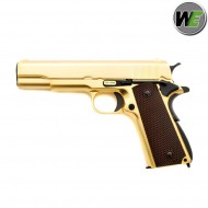 Gas Gbb Pistol 1911 Gold Version We (we-w049g) Gas Gbb Pistol 1911 Gold Version We (we-w049g)